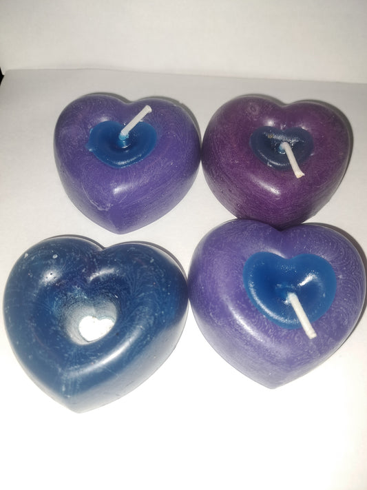 Custom Hearts Candle