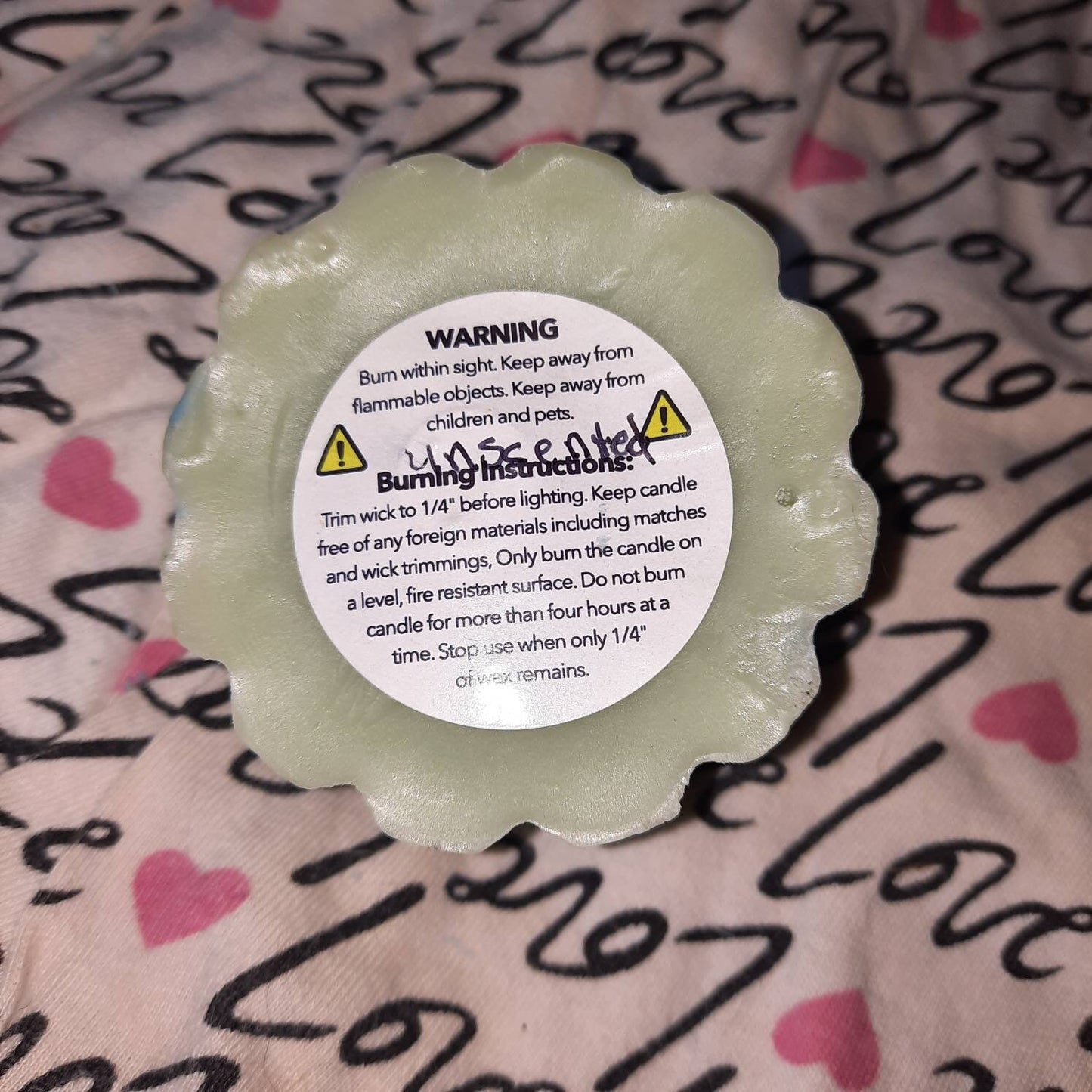 Custom Flower candle type 1
